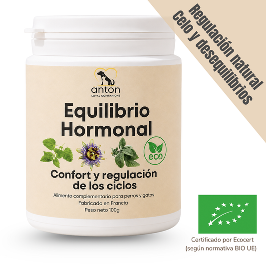 Equilibrio hormonal ECO para perras y gatas – Calma durante el celo – 100 g_0