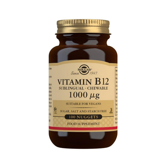 Vitamina B12 mastigável/sublingual, 100 comprimidos de 1000 mcg