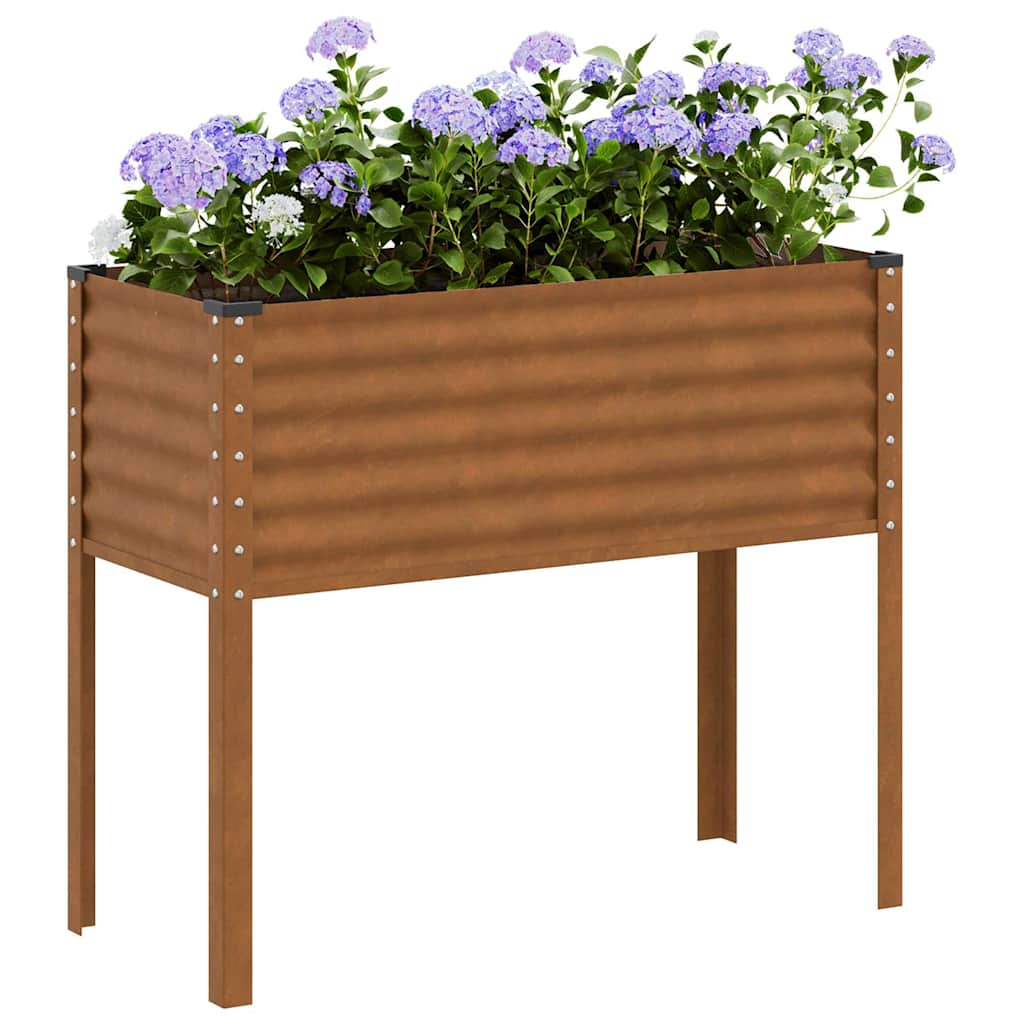 Maceta Para Jardín Oxidado 100 X 41 X 90 Cm Acero Galvanizado_1