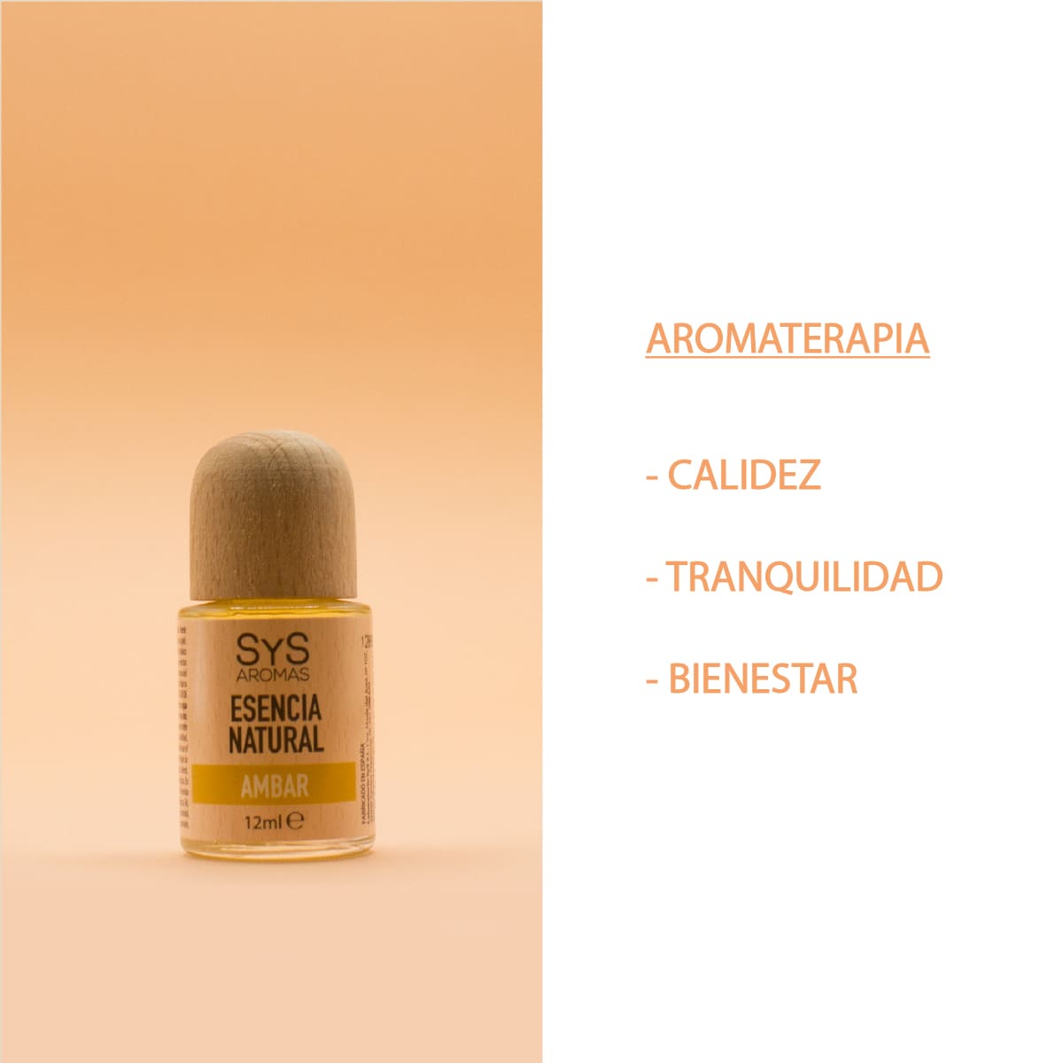 Esencia Natural Ámbar 12 ml | Aroma Cálido y Oriental | Perfume Concentrado | Uso en Difusores_4
