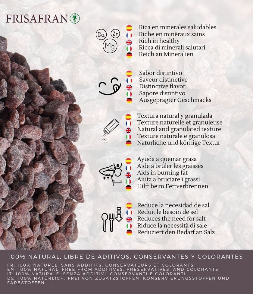 Sal Negra Del Himalaya Gruesa - Calidad Y Sabor | Frisafran 500 G_3