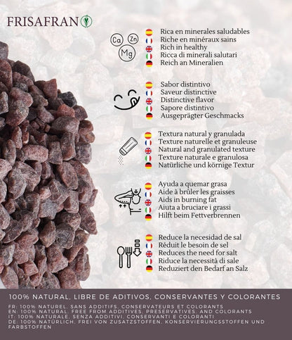 Sal Negra Del Himalaya Gruesa - Calidad Y Sabor | Frisafran 500 G_3