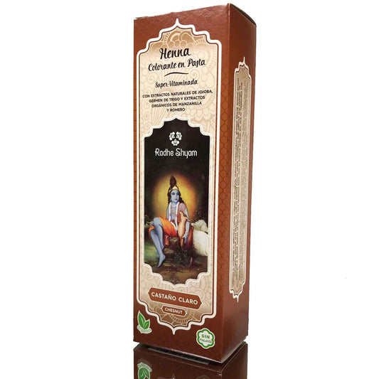 Pasta de Henna Radhe Castanho Claro 200 Ml Radhe