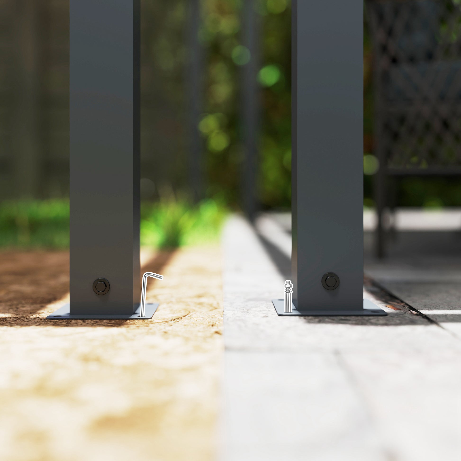 Outsunny Pérgola De Aluminio 4x3 M Con Luces Led Techo Retráctil Crema Y Gris_3