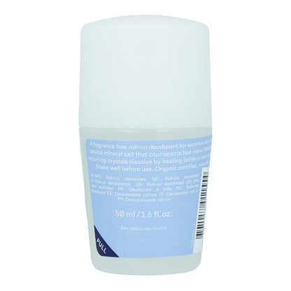Desodorizante roll-on sem fragrância Urtekram 50 ml