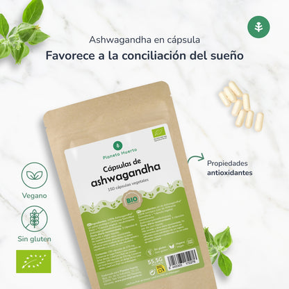 Ashwagandha BIO Planet Garden 150 cápsulas