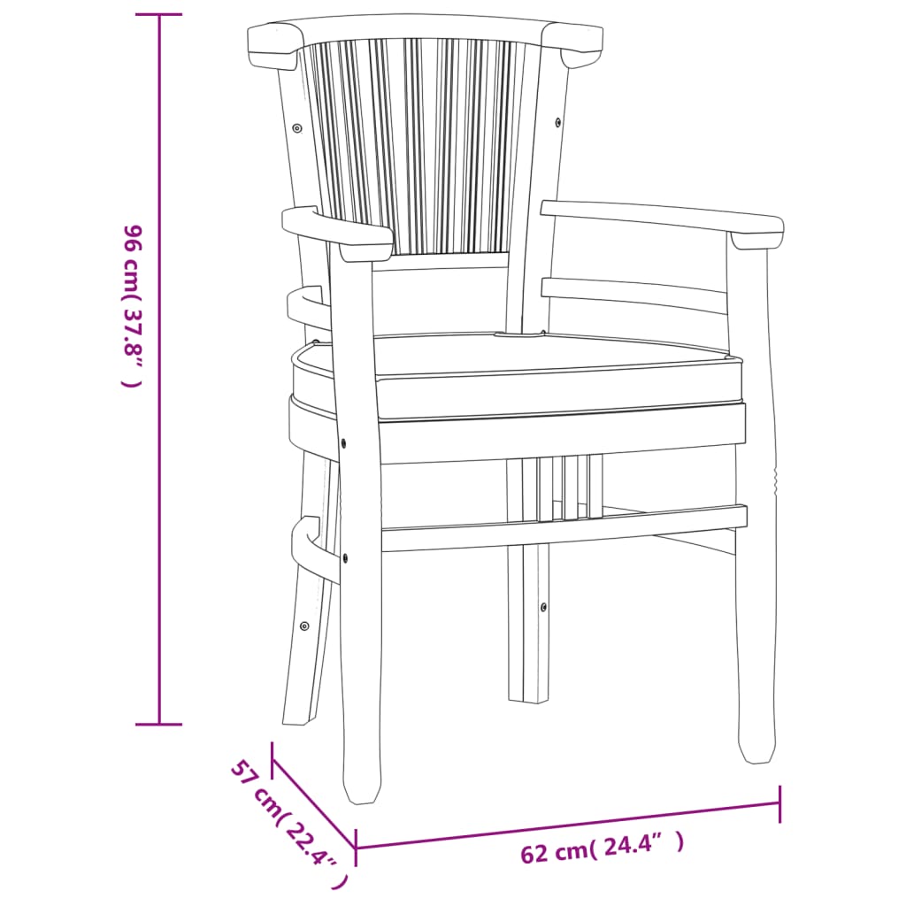 Vidaxl Juego De Comedor Para Jardín 3 Pzas Madera Maciza De Teca_2