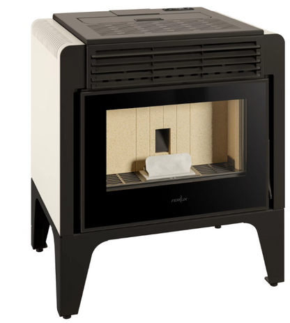 Bricosol Estufa De Pellets Ares 8 Blanco Perla De Ferlux_0