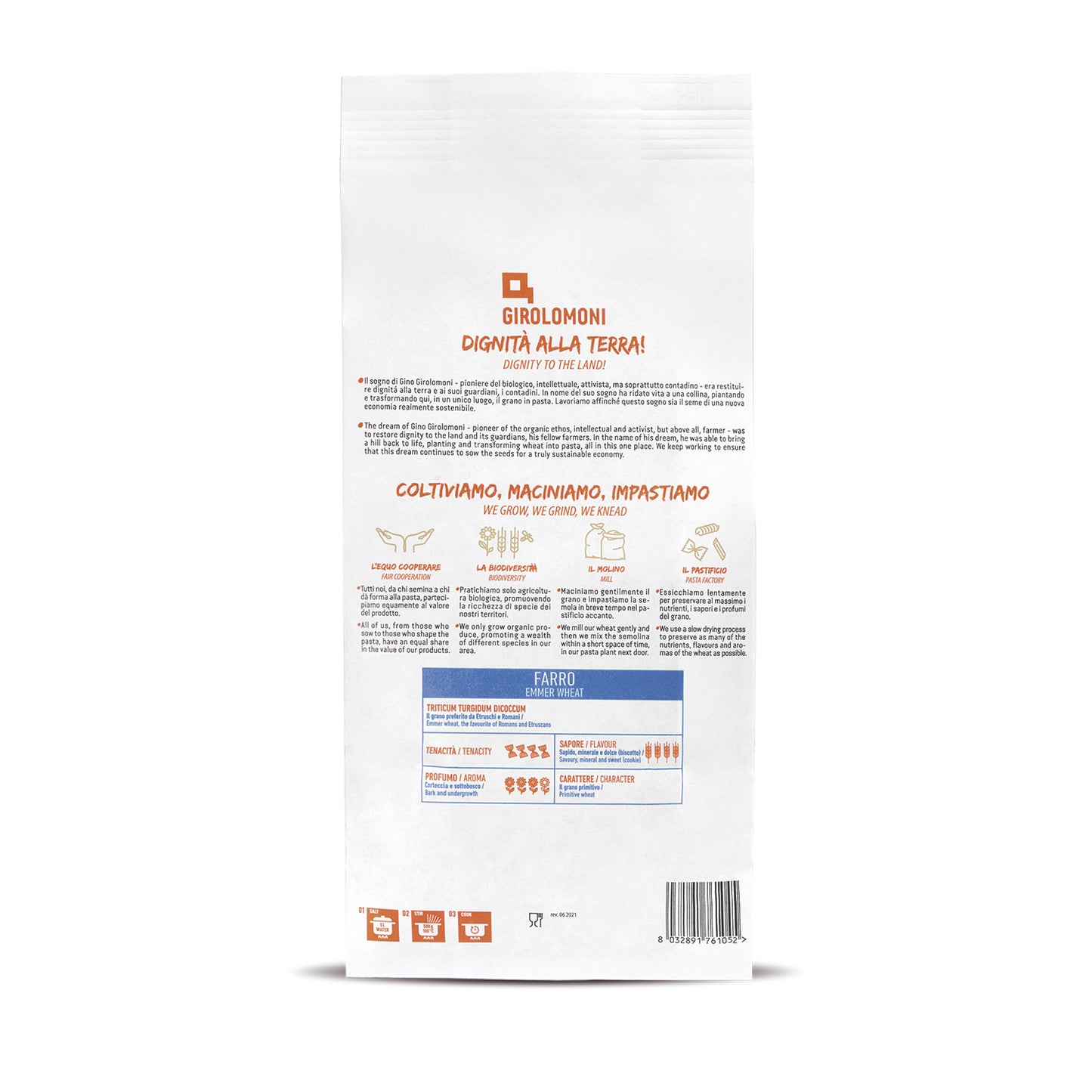 Fusilli espelta bio Girolomoni 500g
