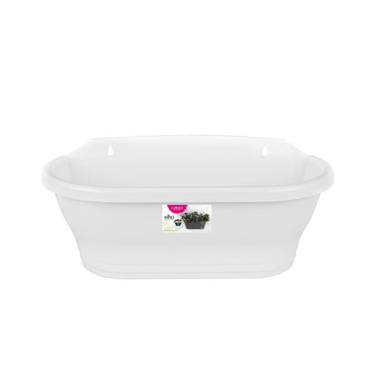 Floreira de parede Corsica branca Elho 39 cm