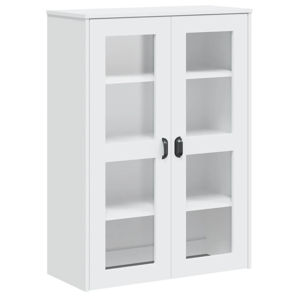 Aparador Alto Viken Madera Maciza De Pino Blanco 80x40x200 Cm / Vetonek_2