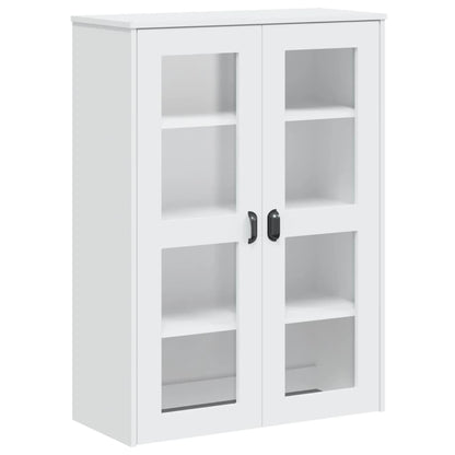Aparador Alto Viken Madera Maciza De Pino Blanco 80x40x200 Cm / Vetonek_2