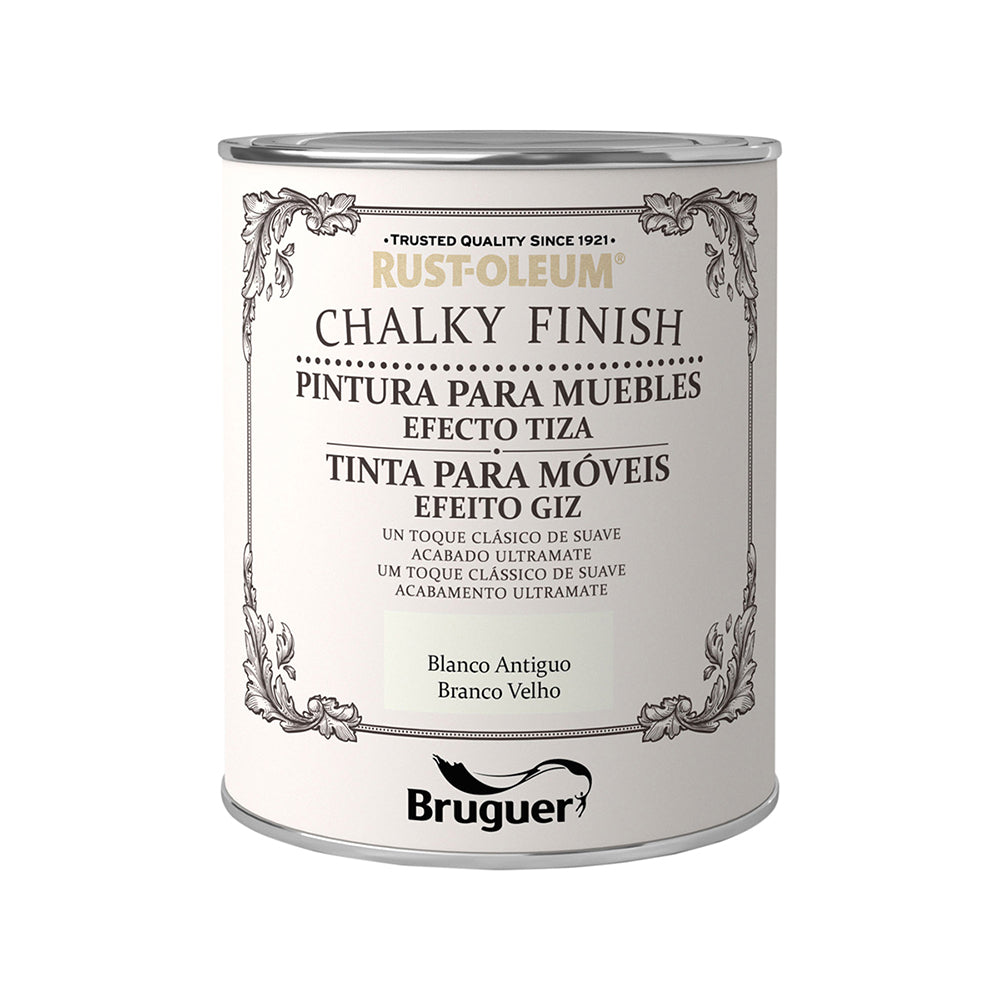 Pintura Efecto Tiza Chalky Finish Para Muebles - 750 Ml - Teja_0
