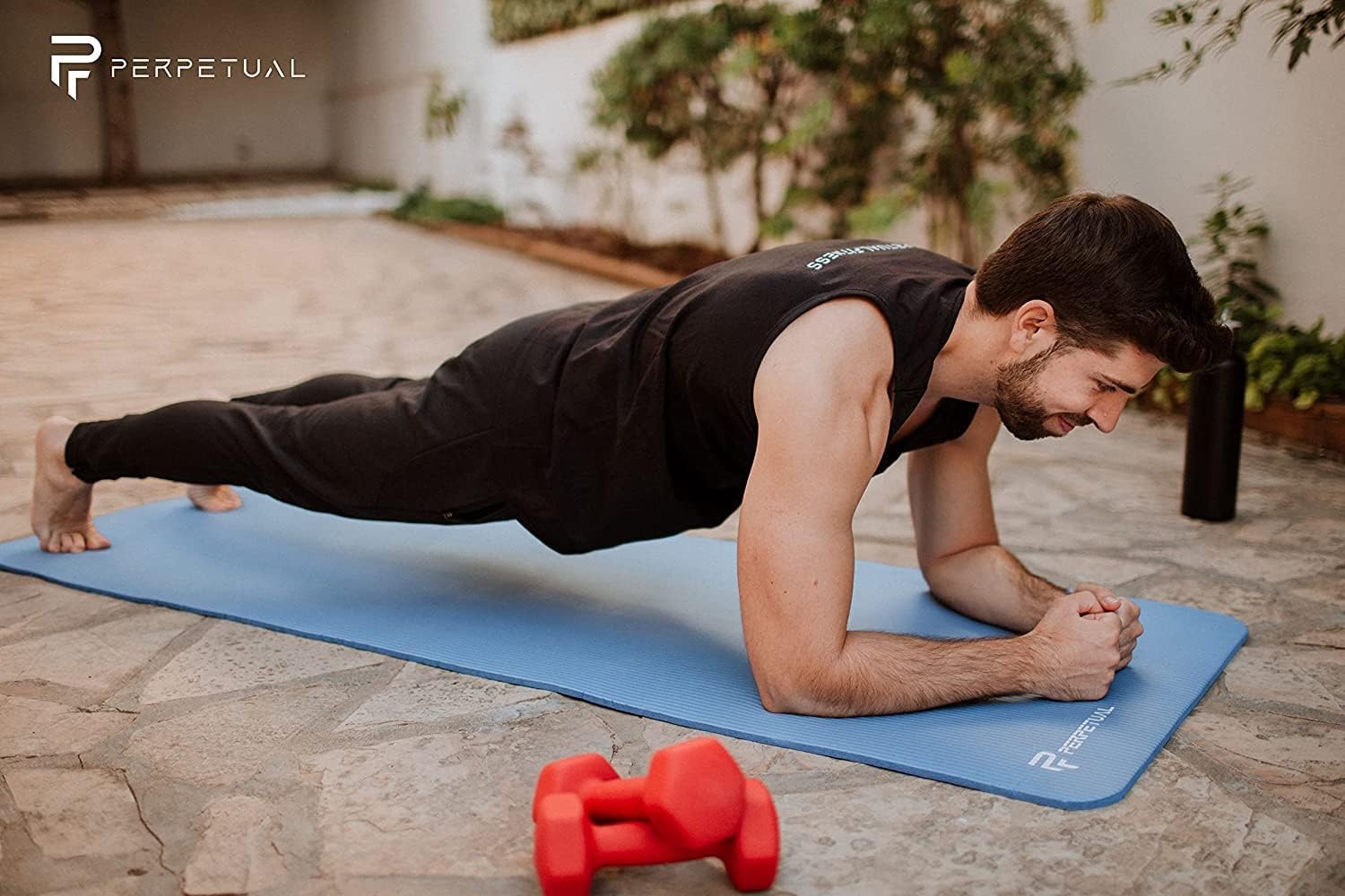 Kit Esterilla De Yoga Y Pilates Perpetual De 10mm Con Bolsa De Transporte Y Correa_2