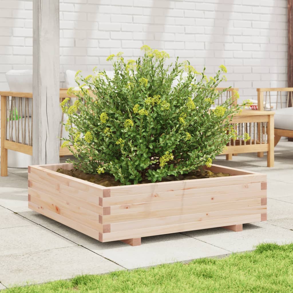 Jardinera De Madera Maciza De Pino 90x90x26,5 Cm_2