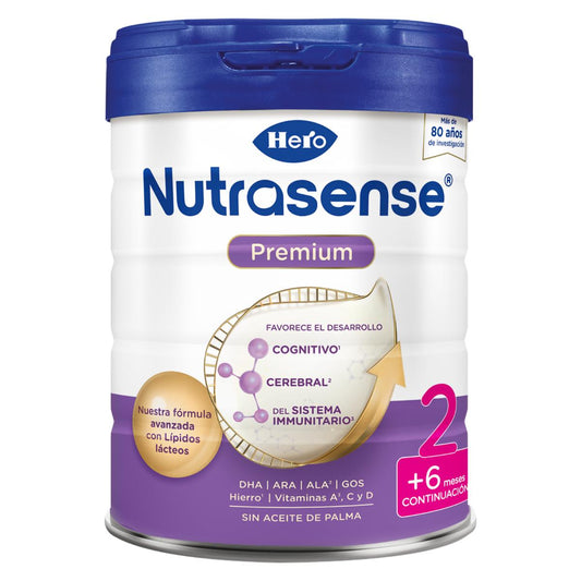 Leite Infantil Nutrasense Premium 2 800 g - Hero Baby 