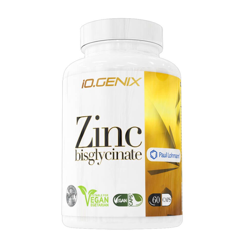 Bisglicinato De Zinc - 60 Cápsulas - Minerales - Io.genix_0