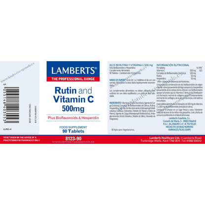 Rutina e Vitamina C 90 comprimidos