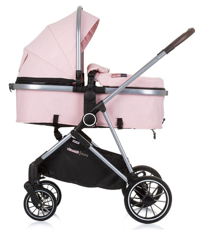 Carrito De Bebé Duo Convertible Aura Hasta 22 Kg Flamingo_2