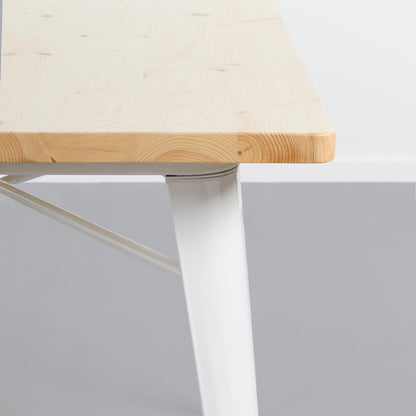 Mesa De Comedor Rectangular Iron Wood 120x80x74cm Thinia Home_3