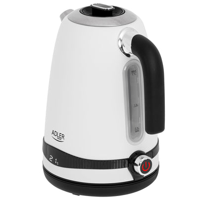 Hervidor Agua Eléctrico, Capacidad 1,7l, Sin Bpa, Control Temperatura, Acero Inox, Inalámbrico Adler Ad1295, 2200w_5