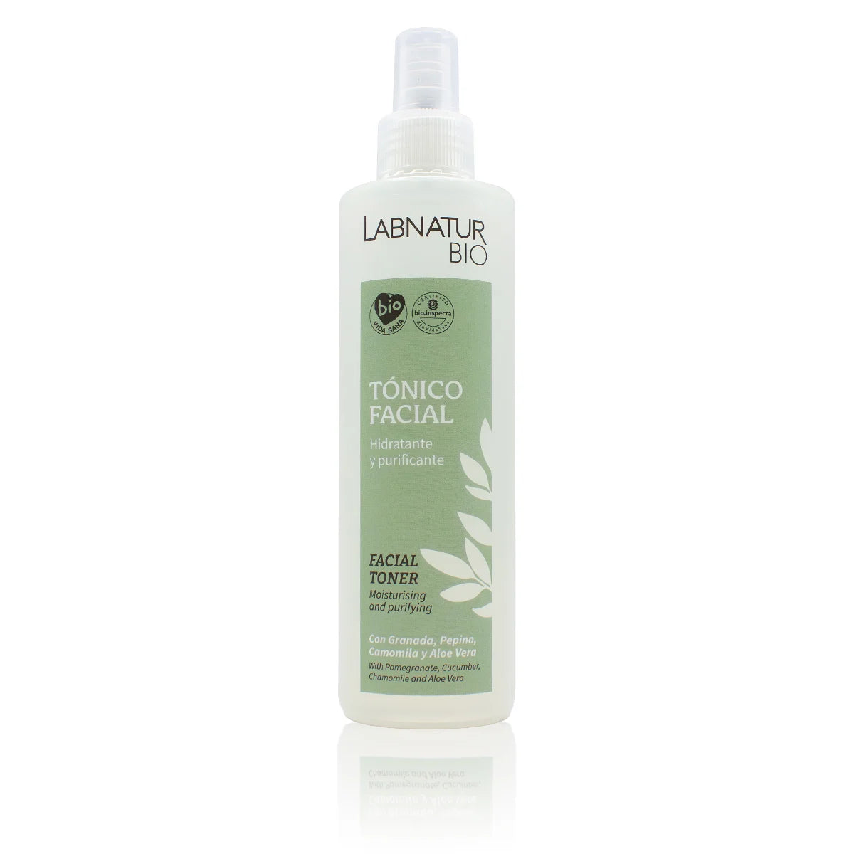 Tónico Facial Natural 250 Ml | Aloe Vera + Agua De Rosas | Equilibra Y Tonifica La Piel | Labnatur Bio_0