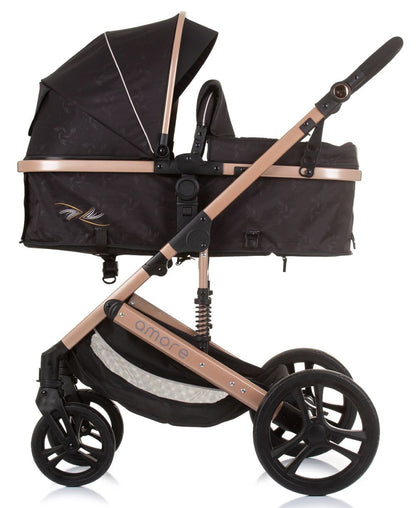 Carrito De Bebé Duo Convertible Amore Hasta 22 Kg Obsidian Gold_3