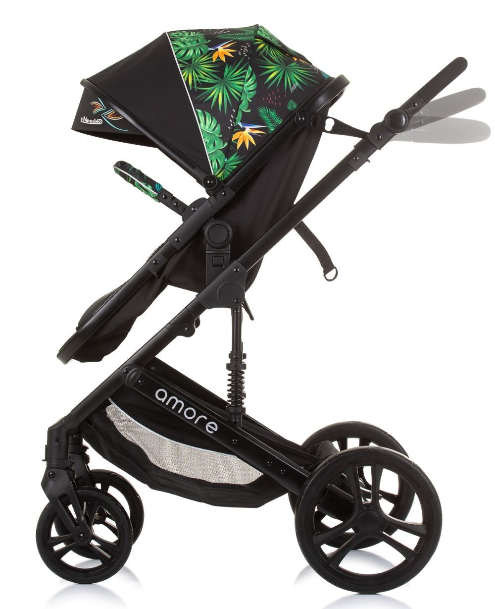 Carrito De Bebé Trío Convertible Amore Hasta 22 Kg Jungle_1