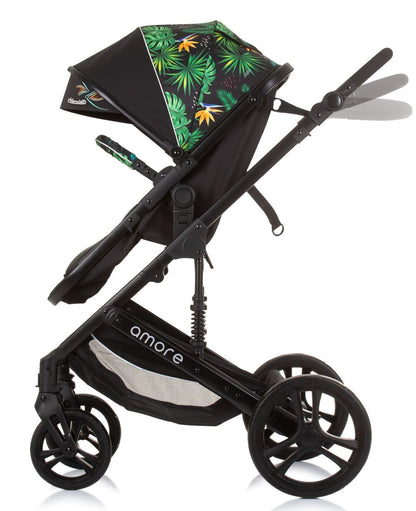 Carrito De Bebé Trío Convertible Amore Hasta 22 Kg Jungle_1