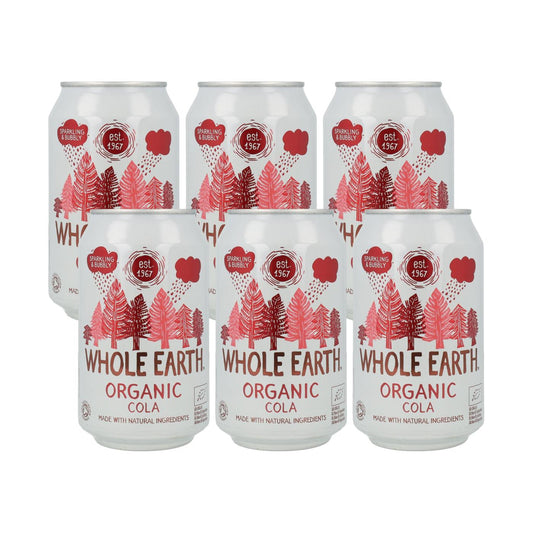 Pack x6 Refrigerante Whole Earth Cola BIO 330ml