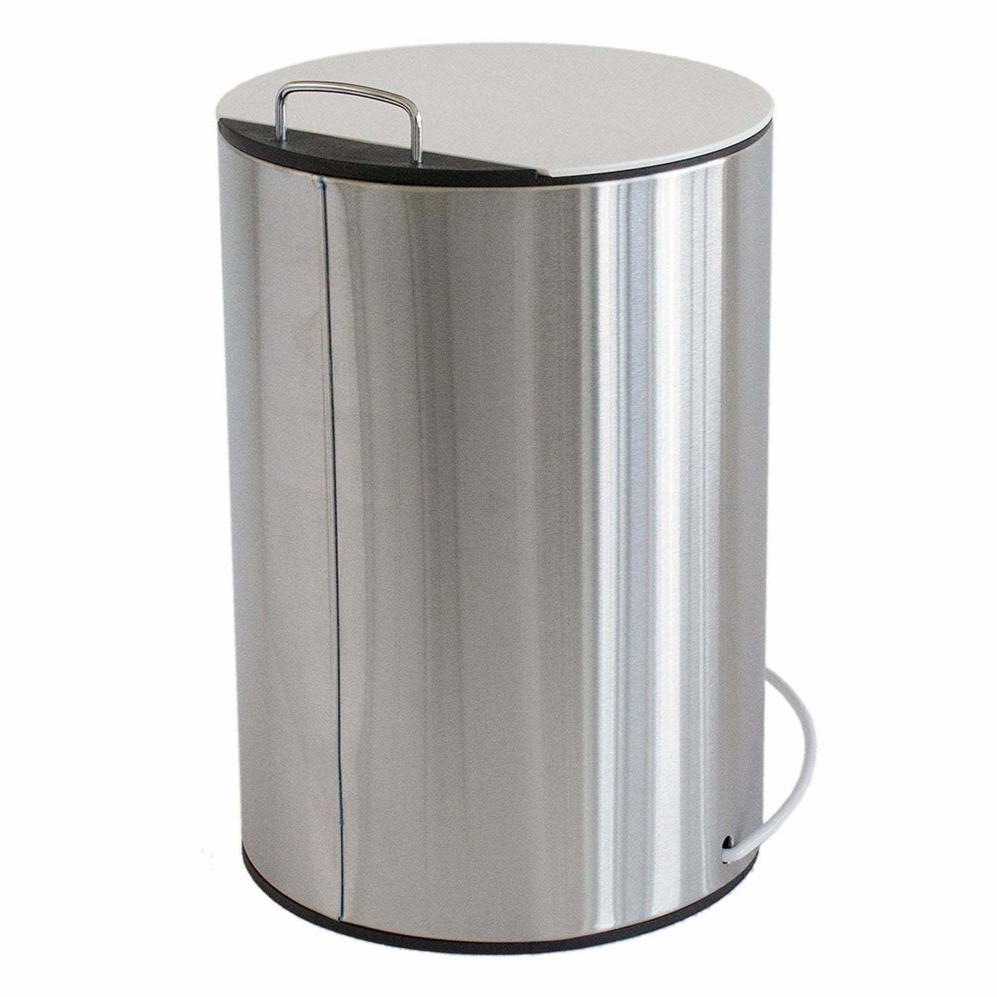 Cubo De Basura Con Pedal Unna 5l Blanco 20,5x_5