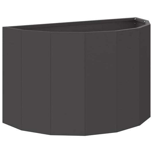 Jardinera Negro 60 X 30 X 35 Cm Acero_0