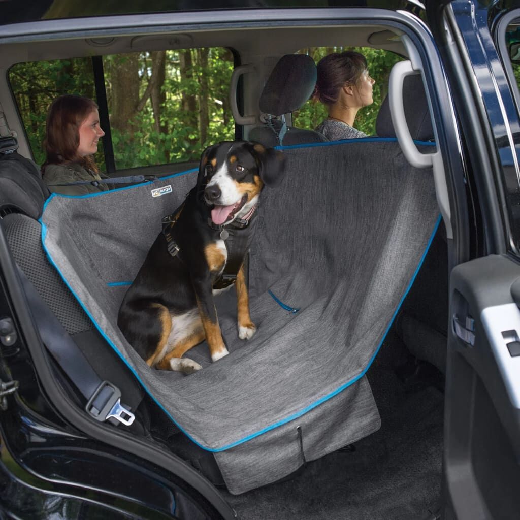 Kurgo Hamaca Para Perros Para Mitad Asiento Trasero Heather Gris_2