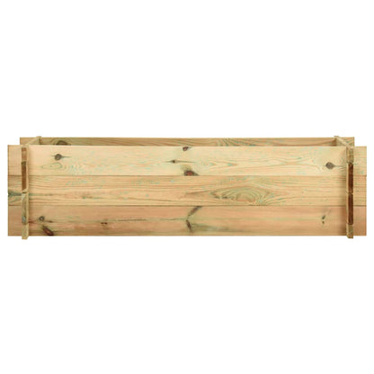 Jardinera De Verduras Madera Pino Impregnada 120 Cm_0