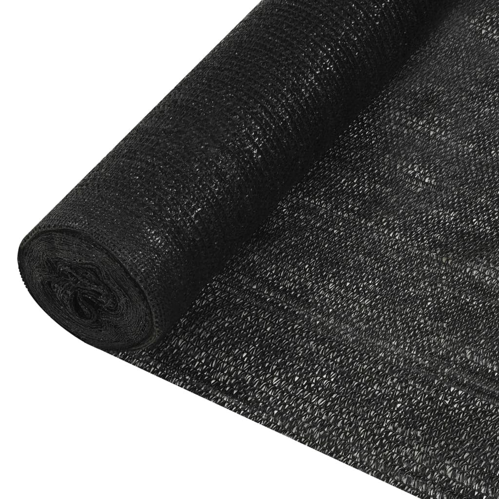 Vidaxl Red De Privacidad Hdpe Negro 1,5x25 M 150 G/m²_0