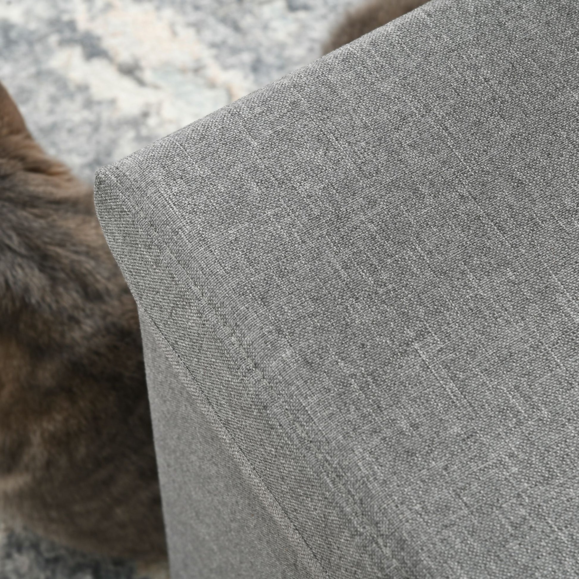 Pawhut Casa Para Gatos Con Tablero De Rascar Y Puerta 36,5x36,5x36,5 Cm Gris_4