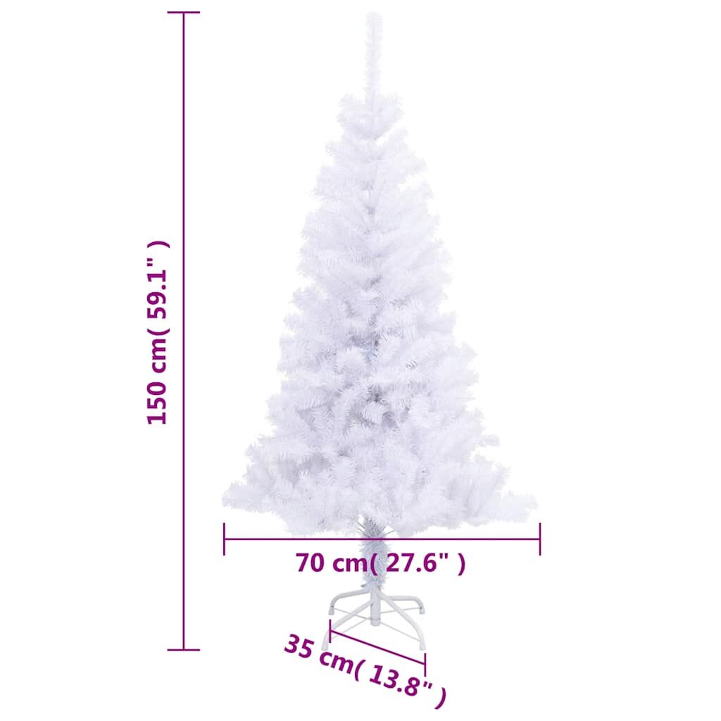 Vidaxl Árbol De Navidad Artificial Con Soporte 380 Ramas 150 Cm_2