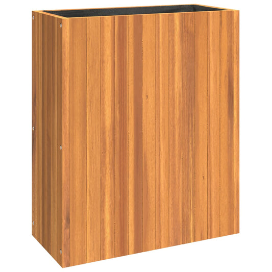 Jardinera De Madera Maciza De Acacia 59x27,5x70 Cm_0