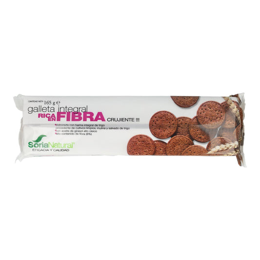 Bolachas integrais com fibra Soria Natural 165 g