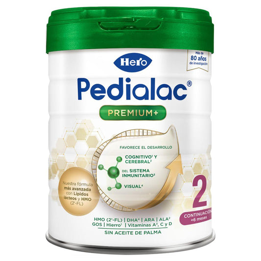 Leite infantil Pedialac 2 potes 800 g - Hero Baby