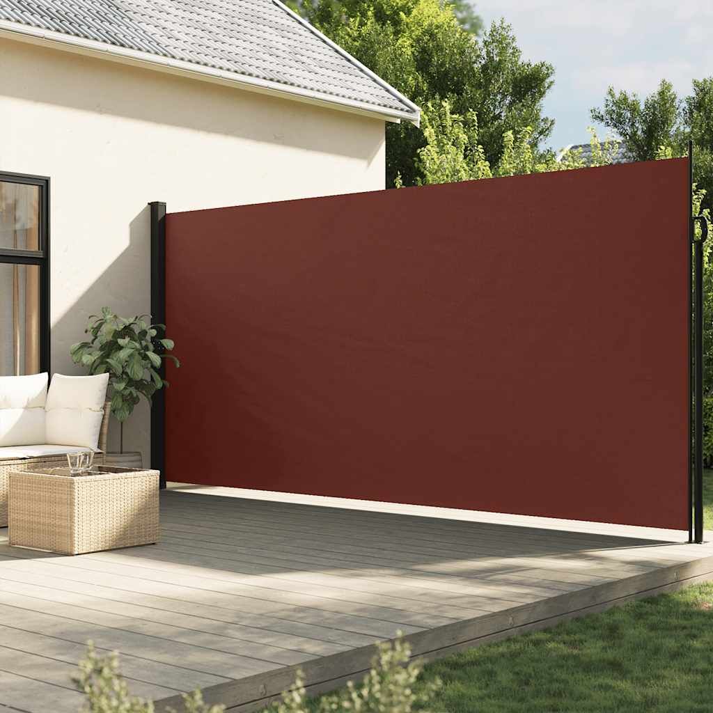 Vidaxl Toldo Lateral Retráctil Marrón 220x300 Cm_1
