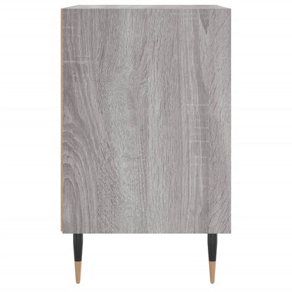 Mesita De Noche 2 Uds Madera Ingeniería Gris Sonoma 40x30x50 Cm_4