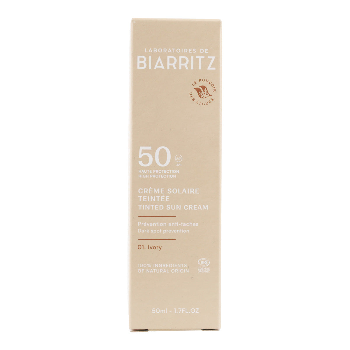 Creme facial Ivory FPS 50 Biarritz
