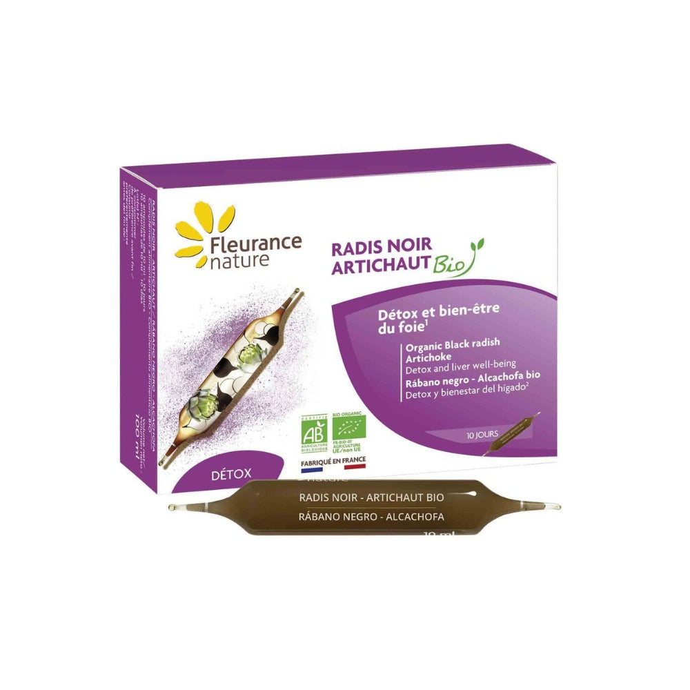 Rábano Negro Alcachofa Eco Fleurance Nature 10 Ampollas_0
