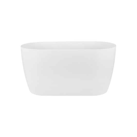 Vaso duplo para orquídeas Elho Brussels Orchid Duo, branco