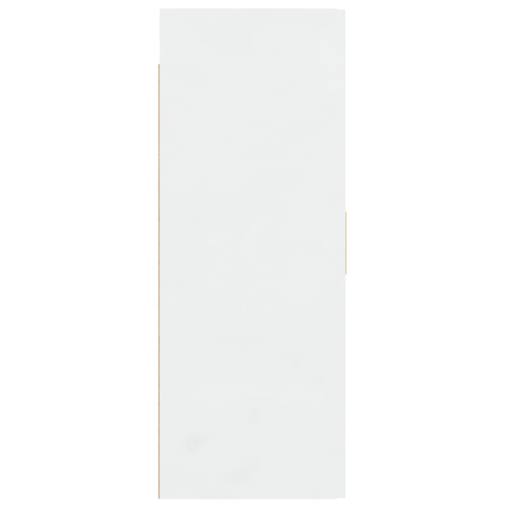 Armario De Pared Colgante Blanco 69,5x34x90 Cm / Vetonek_3