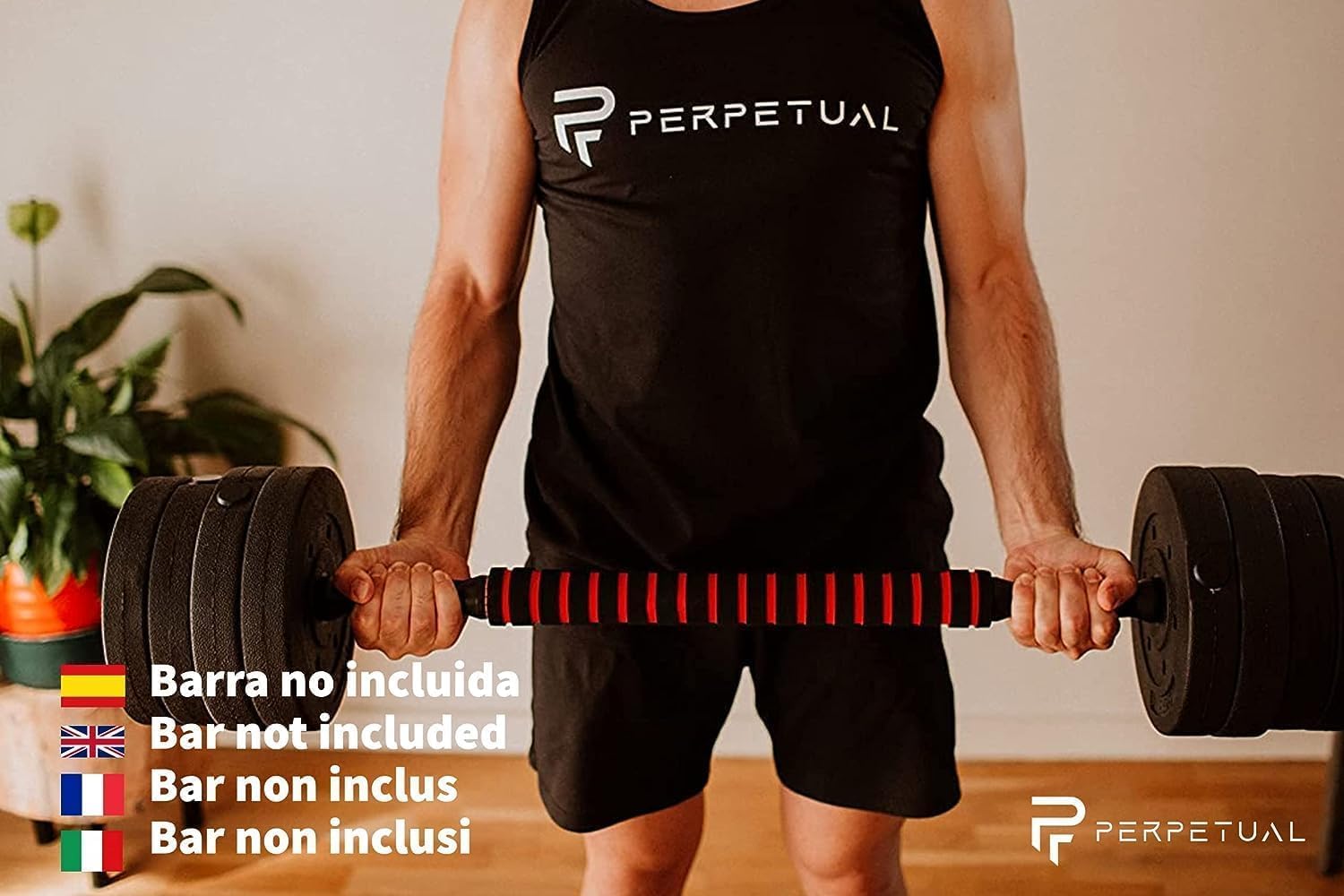 Discos De Pesas Perpetual De 1 Kg (paquete De 2) Piezas Sueltas Con Orificio De 25 Mm_2