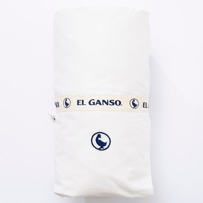 Sábana Bajera 160x200cm Blanca 100% Algodón 180tc. Suavidad Y Diseño Exclusivo._4