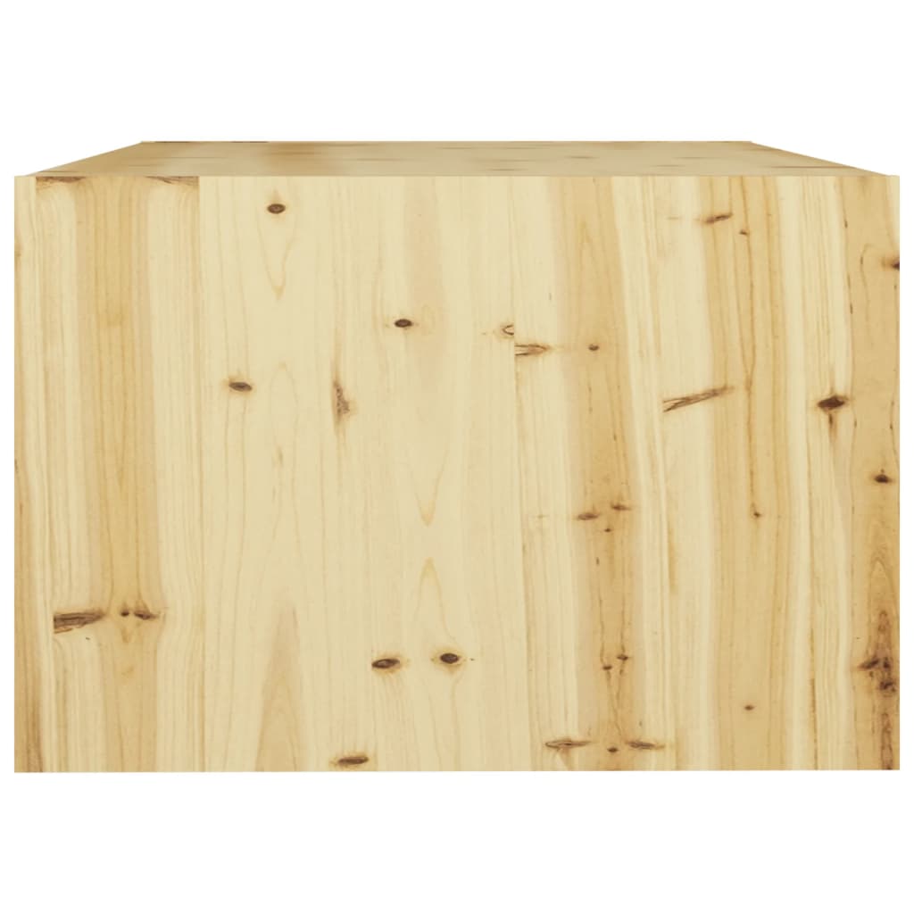 Mesa De Centro De Madera Maciza De Abeto 75x50x33,5 Cm_4