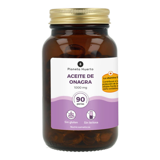 Óleo de Onagra 1000 mg Planeta Huerto 90 pérolas